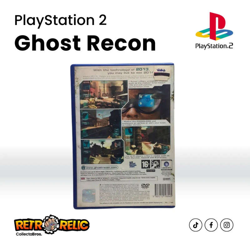 Tom Clancys Ghost Recon Advanced Warfighter PlayStation Two (PS2) videogame - Pre-Owned
