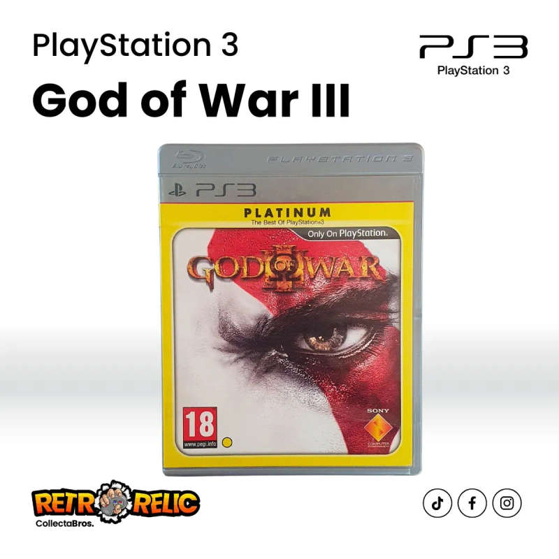God of War III Platinum (PS3) videogame - Pre-Owned