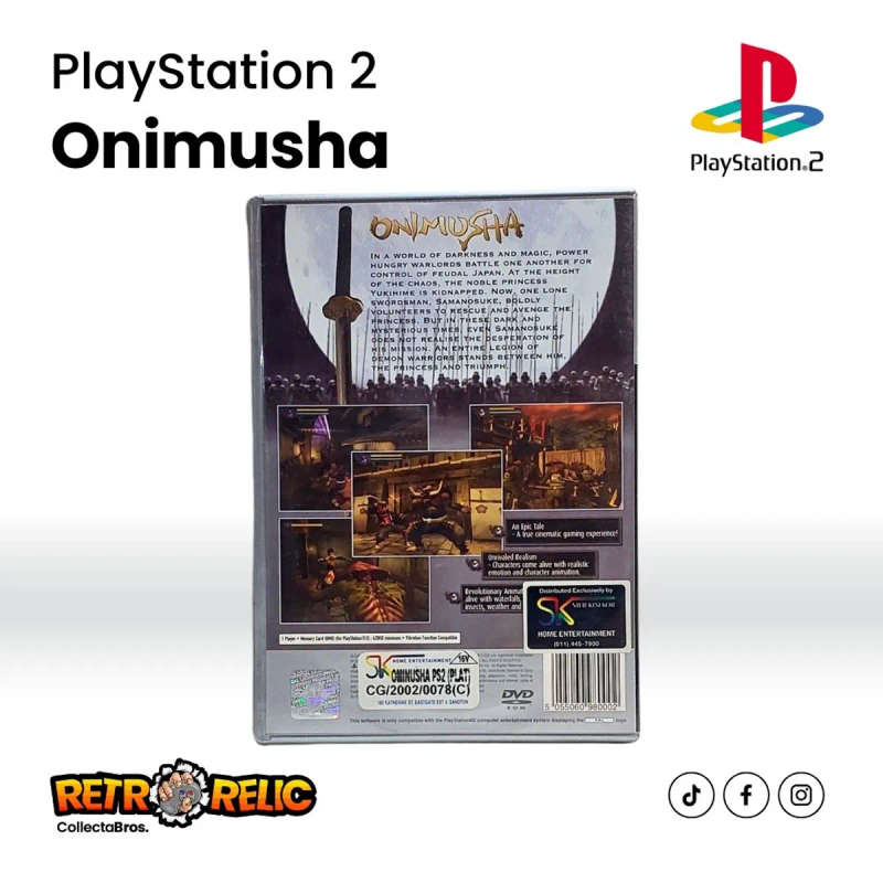 Onimusha: Warlords Platinum (PS2) videogame - Pre-Owned