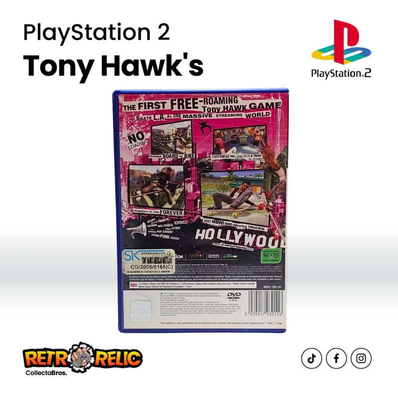 Tony Hawk's American Wasteland PS2 Videogame- Pre-Owned