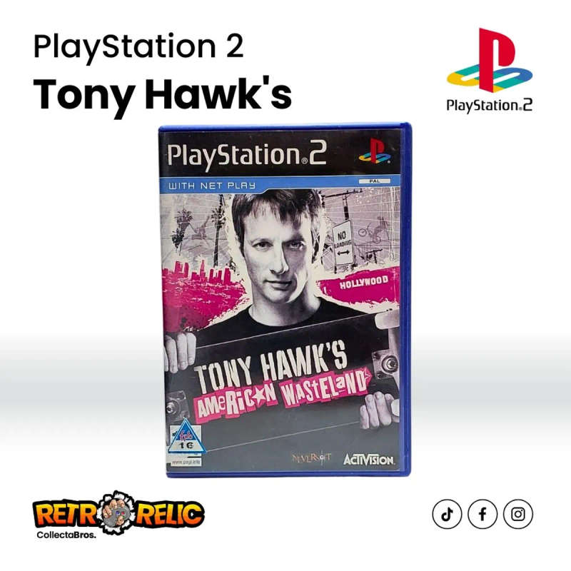 Tony Hawk's American Wasteland PS2 Videogame- Pre-Owned