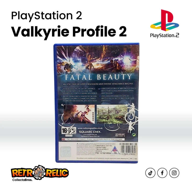 Valkyrie Profile 2 Silmeria (PS2) videogame - Pre-Owned
