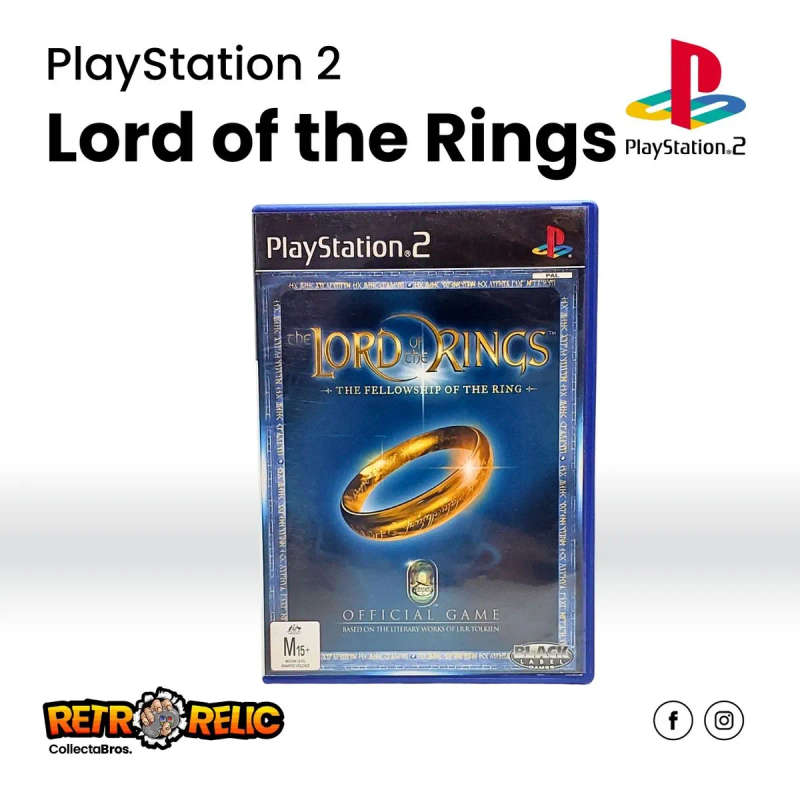 The Lord of the Rings : The Fellowship of the Ring (PS2) videogame - Pre-Owned
