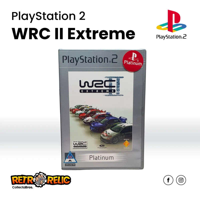 WRC II Extreme Platinum PlayStation Two (PS2) videogame - Pre-Owned