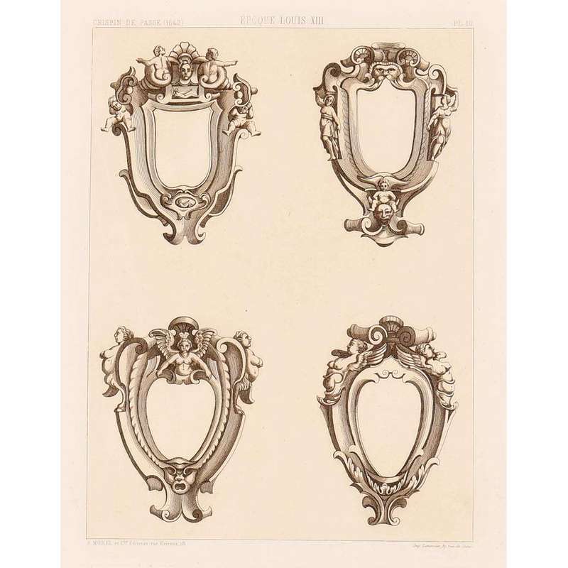 Three Works - Louis XIII (1865) engraved by Lemercier