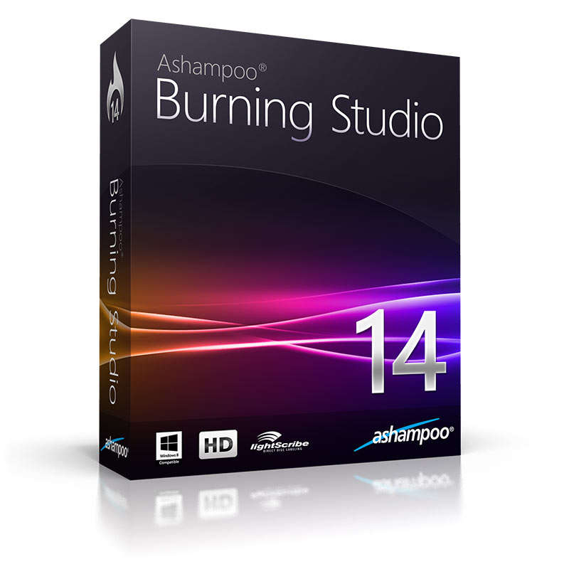 Ashampoo Burning Studio 14 CD DVD Blu-ray Burning, Cover Design and More