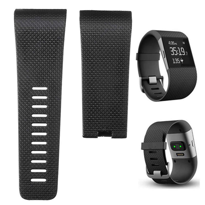 Large Replacement TPU Band Strap Wristband for Fitbit Surge Activity Tracker