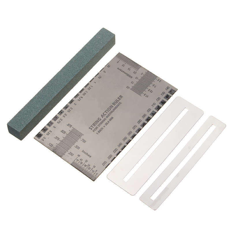 Guitar String Action Ruler Fret Protector Guards Sanding Polish Luthier Tool