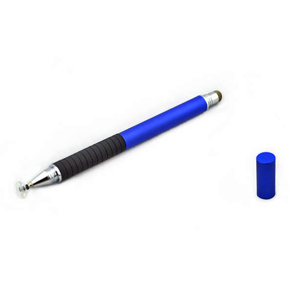 2 in 1 Universal Touch Screen Drawing Point Dics Fiber Tip Stylus Pen for iPad Smartphone Tablet