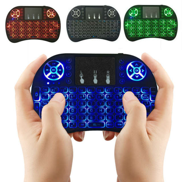 i8 three color backlit air mouse
