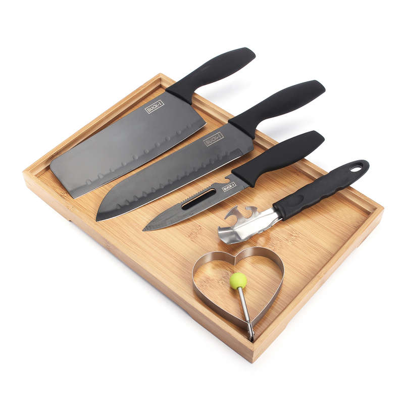 Molybdenum-vanadium Steel Multifunction Kitchen Knife Sets 5-Piece Kitchen Knife Set Slicer Knife Ch
