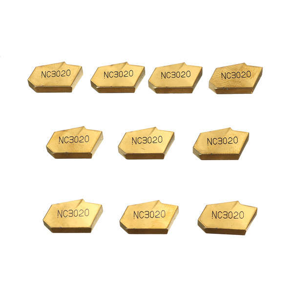 10pcs ZQMX4N11-1E SP400 Inserts 4mm Grooving Cut-Off Blade