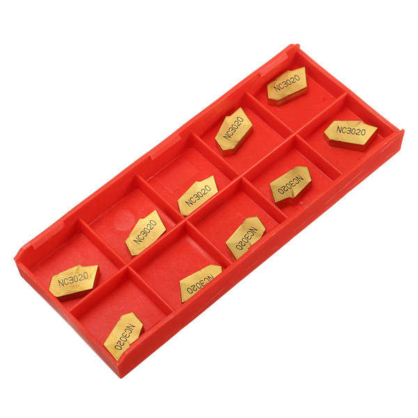 10pcs ZQMX4N11-1E SP400 Inserts 4mm Grooving Cut-Off Blade