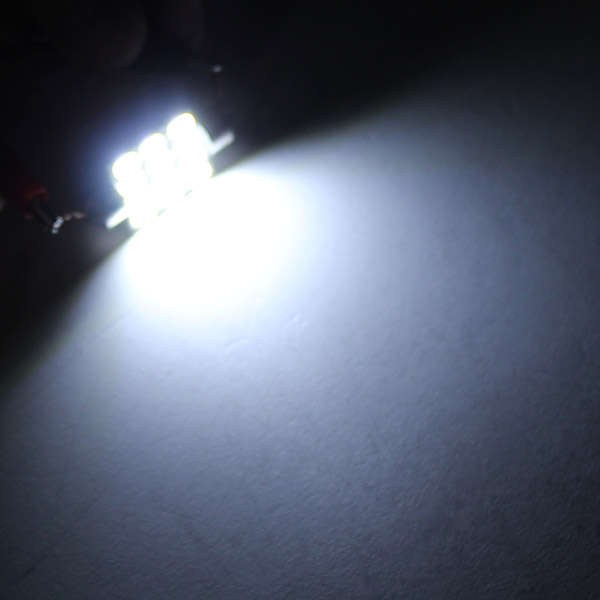 31MM 4014 10SMD White Festoon Reading Door Lights Light Bulb Non-polar