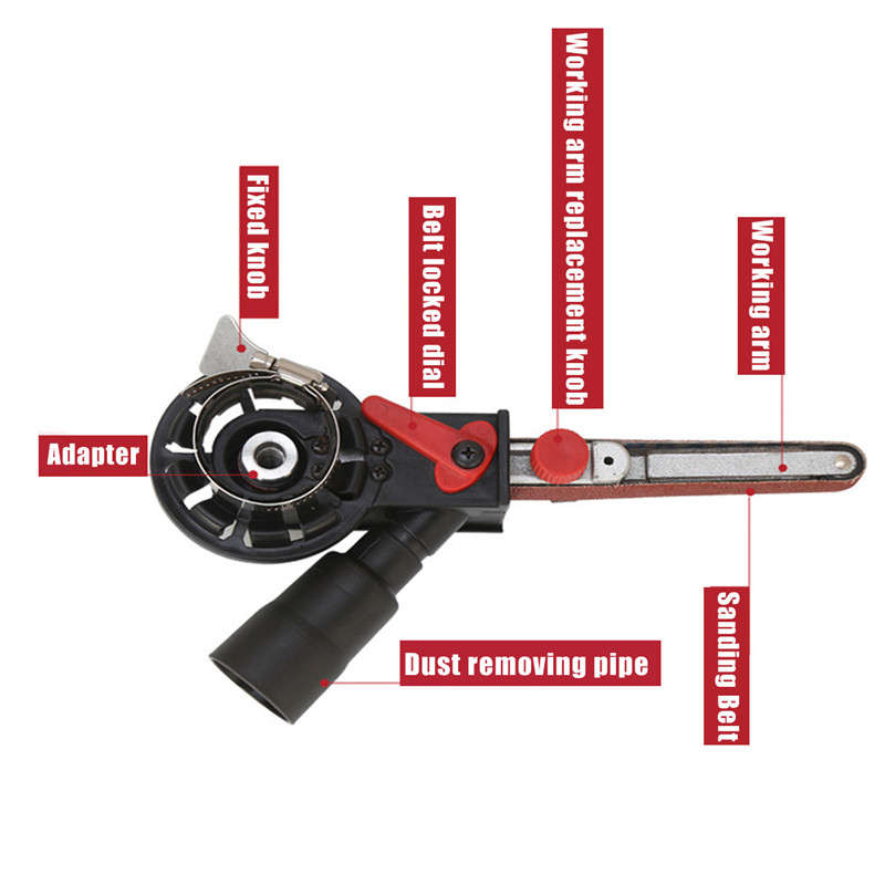 *Local Stock* Drillpro DIY Sander Sanding Belt Adapter For 100mm 4 Inch Electric Angle Grinder