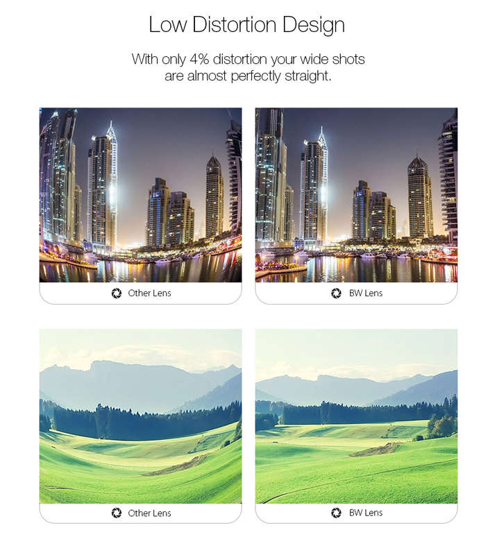 BlitzWolf® BW-LS3 Camera Lens 120° Wide Angle Lens with Universal Locust Clip