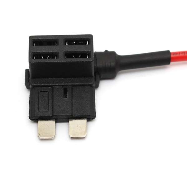 1x MINI ATM Fuse Adapter Tap Dual Circuit Adapter Holder For Car Truck Auto 32V