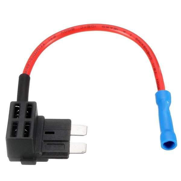 1x MINI ATM Fuse Adapter Tap Dual Circuit Adapter Holder For Car Truck Auto 32V