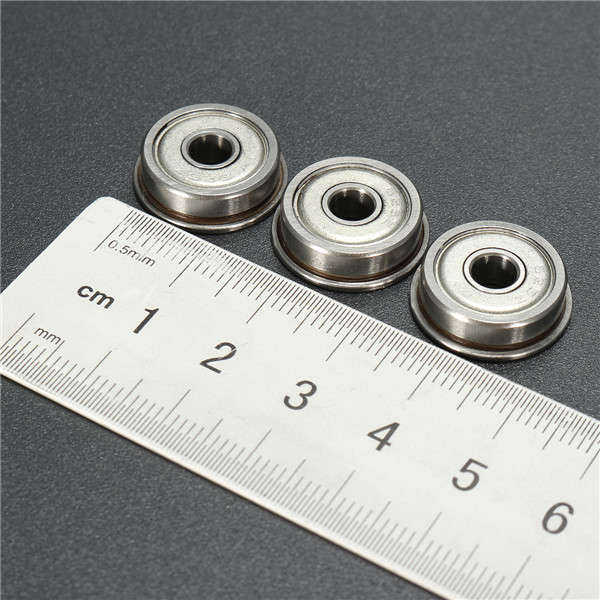 10pcs F625ZZ 5x16x5mm Flange Ball Bearings