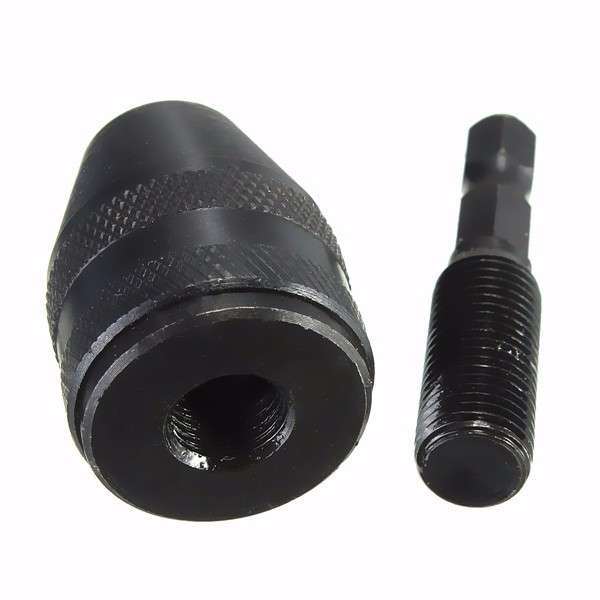 Drillpro 0.5-8mm 1/4 Inch Hex Shank Keyless Drill Chuck Drill Screwdriver Impact Driver Adaptor