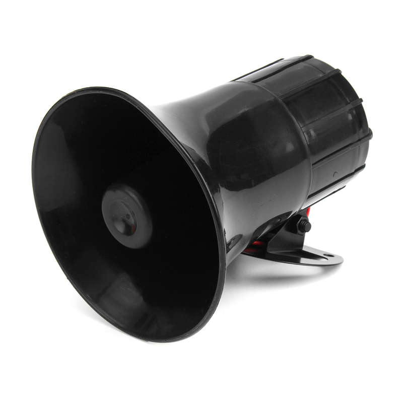 7 Sound 100W 12V Loud Car Warning Alarm Police Fire Siren Air Horn PA Speaker