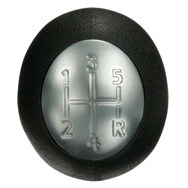 Black Leather Gear Knob Shifter For RENAULT CLIO MK3 3 III MEGANE MK2 SCENIC MK2