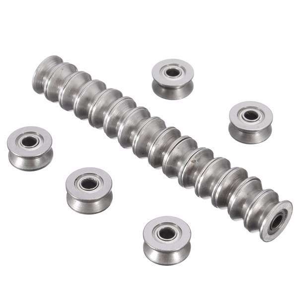 Machifit 20pcs 624VV Sealed Ball Bearings 4x13x6mm V Groove Ball Bearings