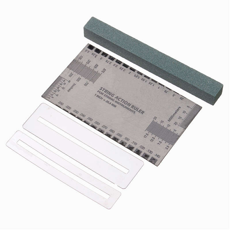 Guitar String Action Ruler Fret Protector Guards Sanding Polish Luthier Tool