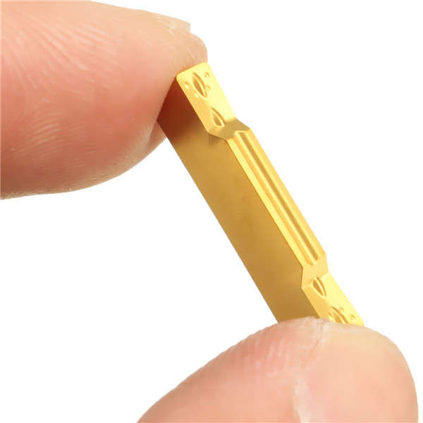 10pcs MGMN300-M Carbide Inserts 3mm Width for MGEHR/MGIVR Grooving Cut-Off Tool
