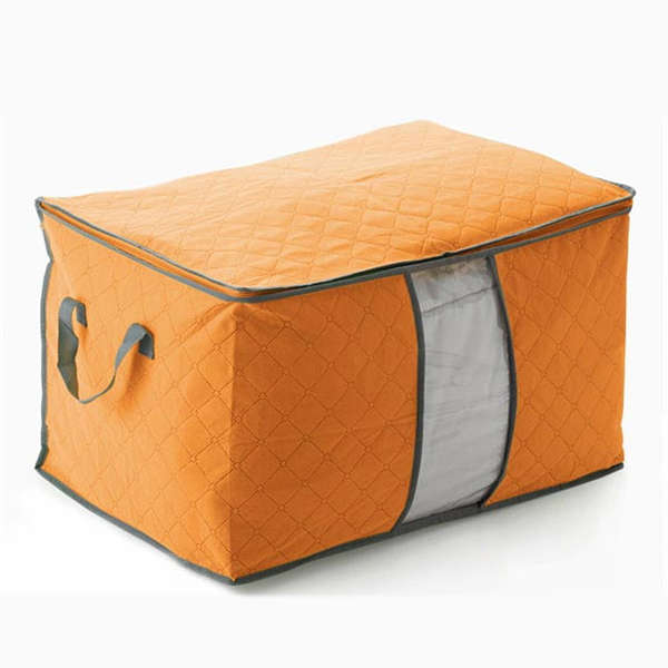 Non Woven Storage Bag Box Clothing Garment Organizer Underwear Quilt Bamboo Charcoal
