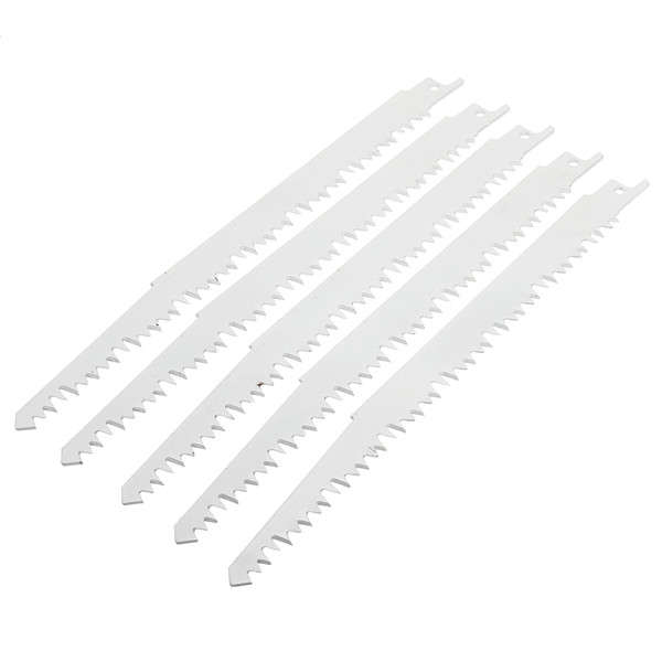 5pcs 240mm High Carbon Steel Reciprocating Saw Blades Sabre for Wood