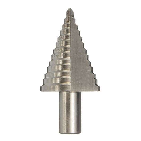 5-35mm HSS Step Drill Bit 13 Steps Round Shank Straight Flute Step Drill
