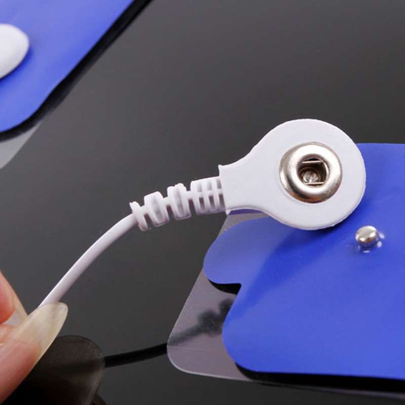 Digital Dual Output  Electric Physiotherapy Acupuncture Tools Massager 8 Electrodes Squishies Squishy Pads