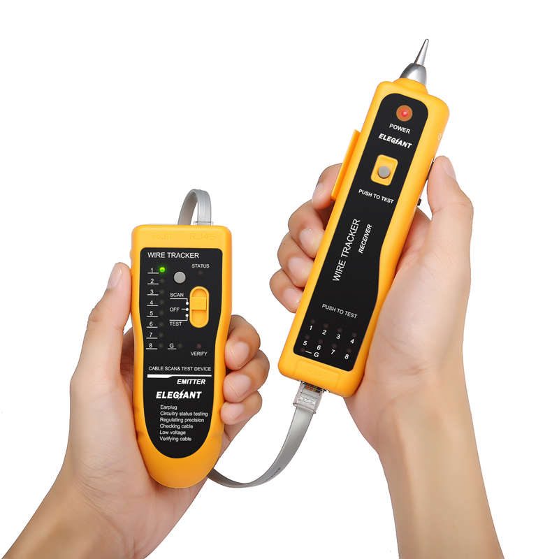 ELEGIANT JW-360 Line Finder Telephone Phone RJ45 RJ11 Cat5 Cat6 Wire Tracker Ethernet LAN Cable Test