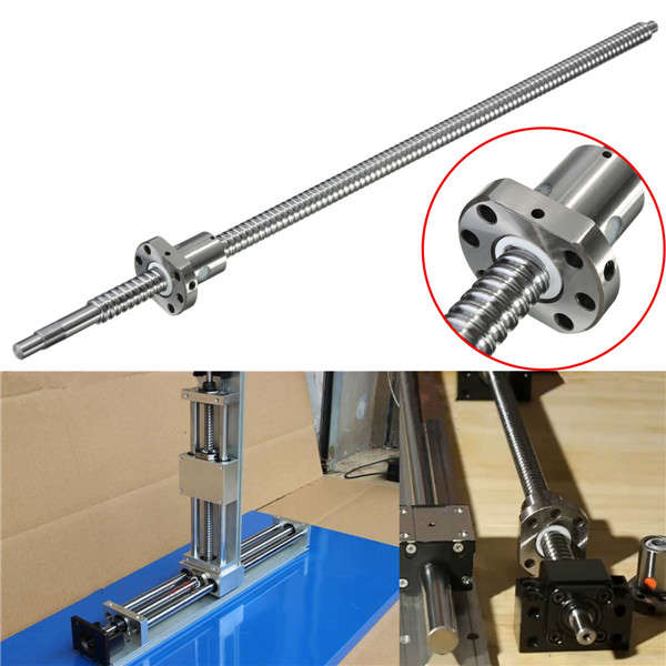 + Machifit Ball Screw SFU1605 850mm Ball Screw With SFU1605 Single Ball Nut for CNC