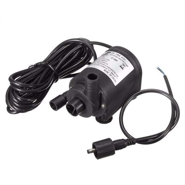 Mini DC 24V Water Pump Solar Brushless Motor Water Pump 7m Lift 1000 L/H