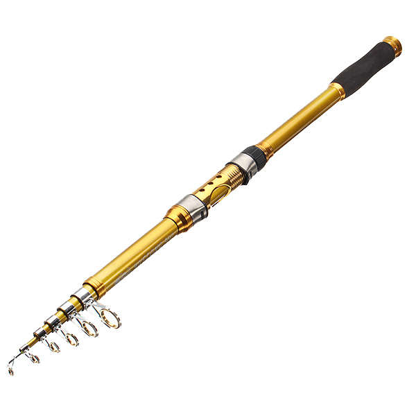 ZANLURE 2.1-3.6M Superhard Carbon Fiber Telescopic Fishing Rod Travel Spinning Fishing Pole