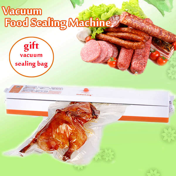 220V Electric Automatic Vacuum Seal Ring Machine Sealer Vacuum Food Bag Sealer Packaging Machine
