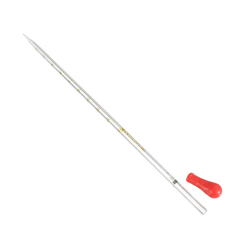 Glass Pipette Transfer Tube Dropper with Scale Rubber Cap for Lab