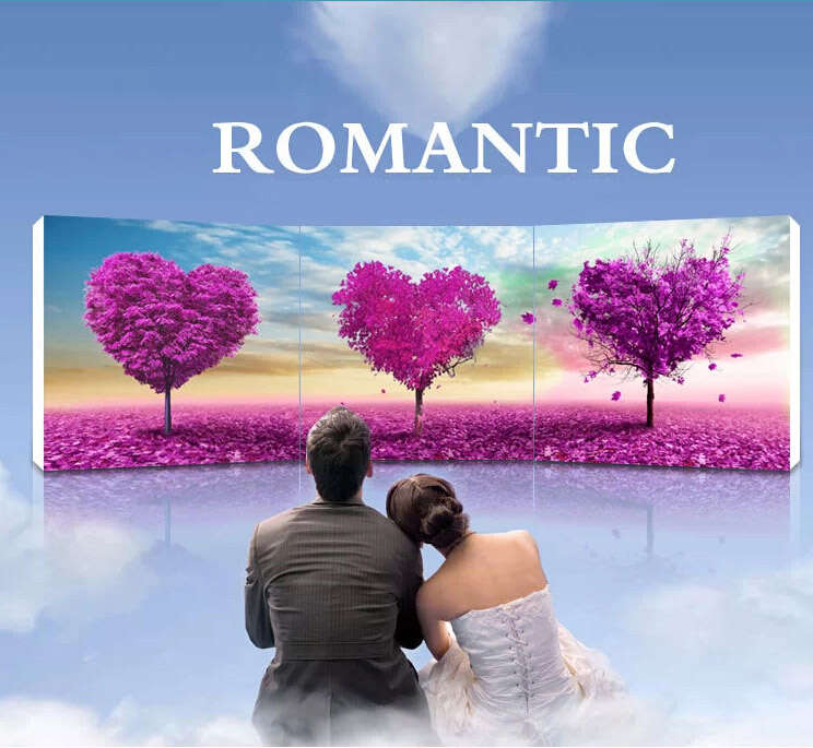 Purple Love Tree Diamond Painting