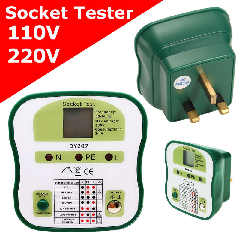 DY207 Electrical Socket Tester