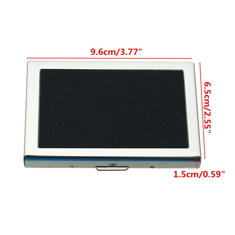 Waterproof Protection Aluminum Pocket Wallet Business Credit Card Portable Case