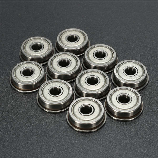 10pcs F625ZZ 5x16x5mm Flange Ball Bearings