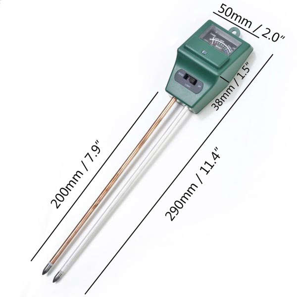 3 in 1 Soil Moisture Sunlight pH Meter