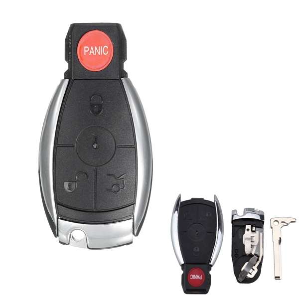 Car Remote Fob Shell Key Case Blade 4 Button for Mercedes Benz C/E/SL/CL/ML