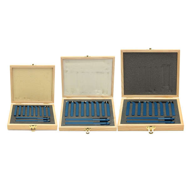 11pcs 8/10/12mm Carbide External Milling Cutting Turning Boring Tool Lathe Tool