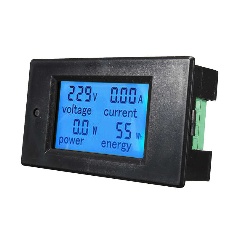 100A AC260V Digital Watt Power Energy Meter Current Tester Volt Meterr with Open Close CT