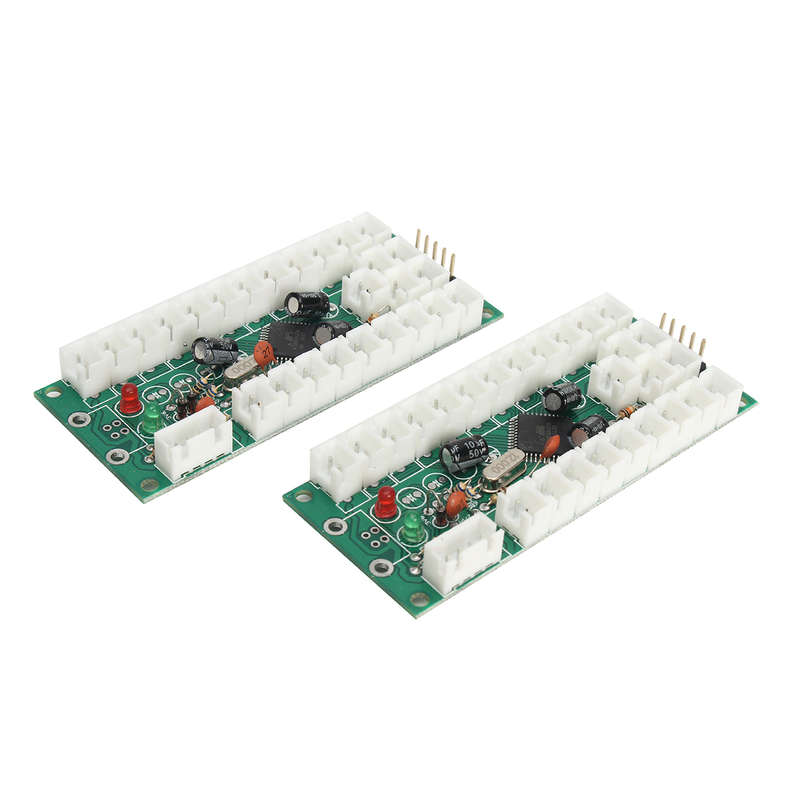 Arcade DIY Kit Parts USB Encoder to PC 5Pin Joystick 19 Chrome 5V LED Buttons