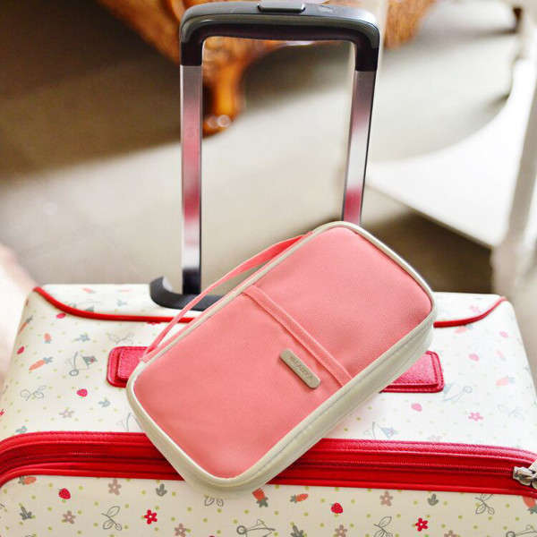 Travel Zipper Passport Bags Credit Card Holder Long Wallet Women Clutches Bags Storage Bags
