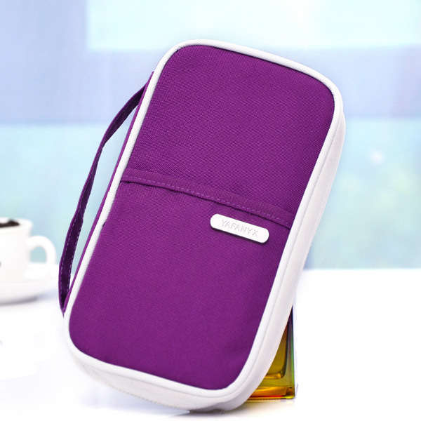 Travel Zipper Passport Bags Credit Card Holder Long Wallet Women Clutches Bags Storage Bags